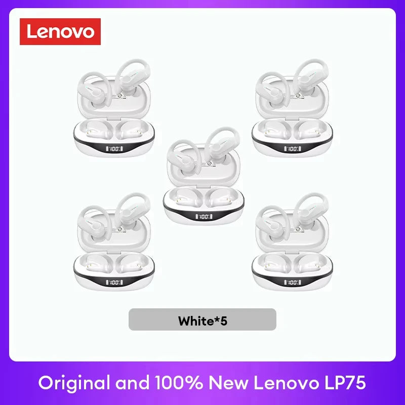 Lenovo LP75 TWS Bluetooth V5.3 Headphones